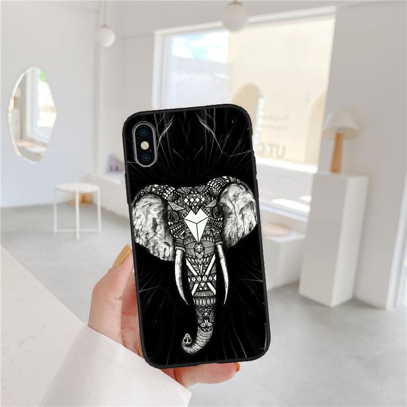 PP2 Animal Elephant Soft Shell Phone Case for Samsung Galaxy S20 S21 S22 Ultra FE + Plus A21S A22 A24 A25 A26 A30 A30S A31