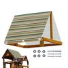 Playground Canopy Sturdy Swing Set Tarp Replacement UV-Protection Fade-Resistant Lightweight Pergola Accessories For Backyard
