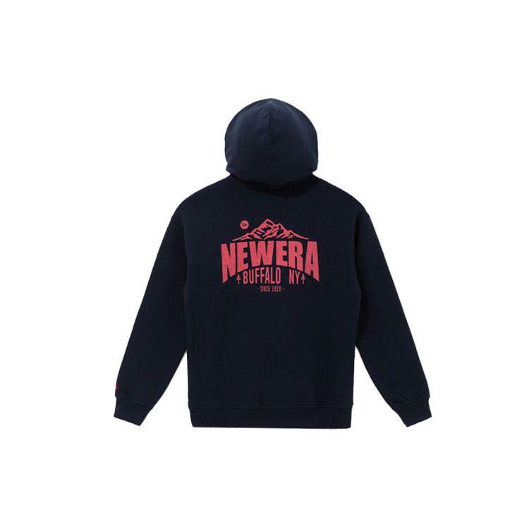 New Era FW21 Logo Print Hoodie Unisex Hoodies Dark-Blue 12866420