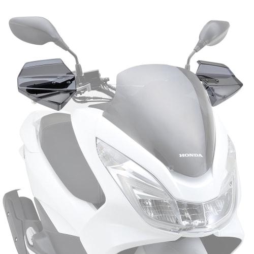 Daytona Motorcycle Knuckle Guard Polycarbonate General Purpose Aero Knuckle Visor Left and Right Set Smoke 90962