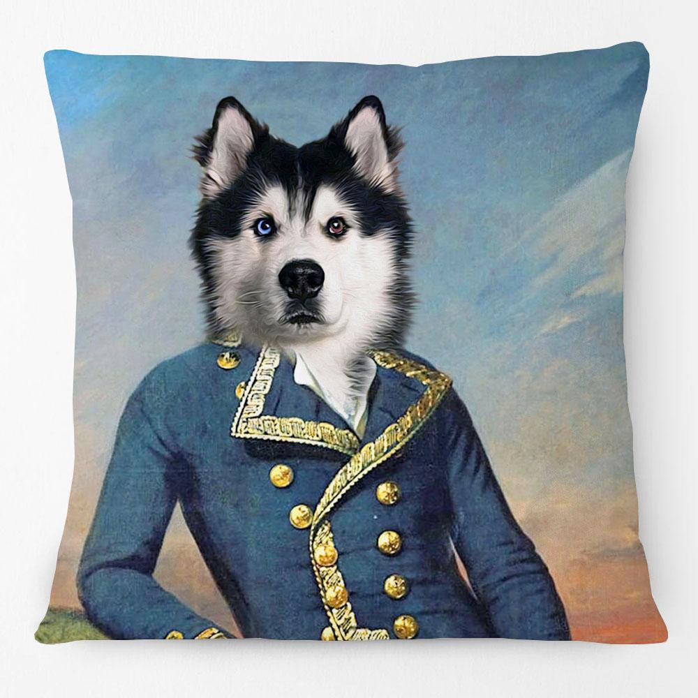 European Vintage Retro Oil Paintings Poodle Dachshund Dog Cat Print Decorative Sofa Throw Decorative Cushion Cover Pillow Case