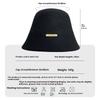 1pc Winter Warm Casual Felt Bucket Hat for Women,Solid Color Versatile Knitted Skullcap,Suitable for Daily Wear,Gift Winter Warm