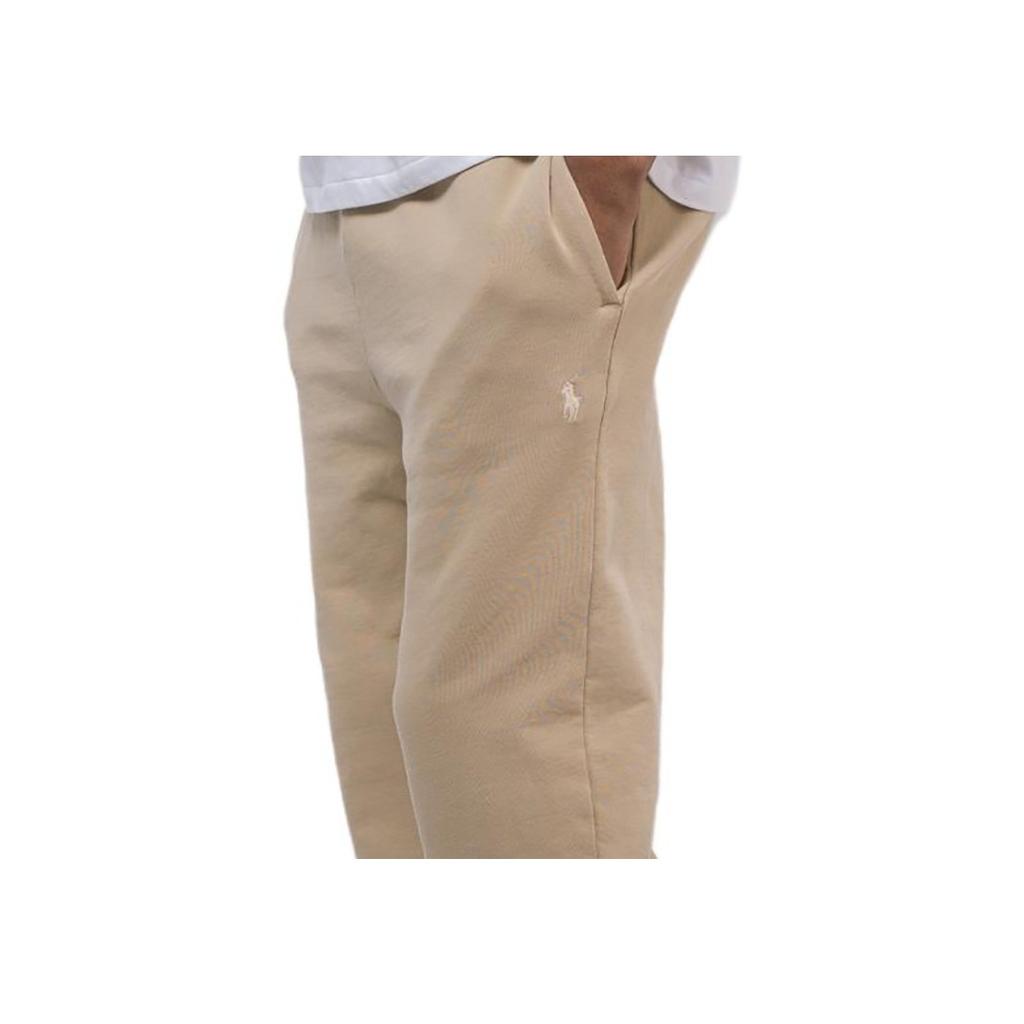 Polo Ralph Lauren Solid Color Drawstring Cuffed Casual Pants Men Bottoms Beige 710916699-016