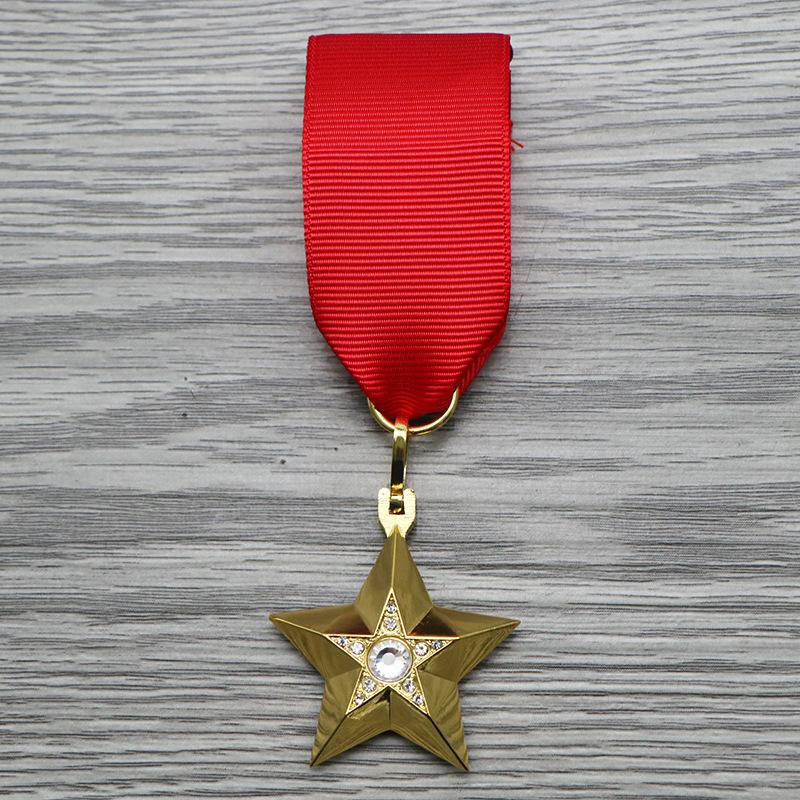 Star Badge Metal Badge Souvenir Collection