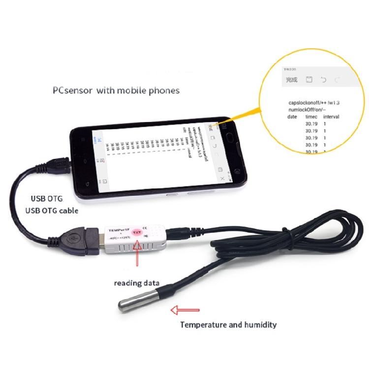 Computer Thermometers Temperature Sensors Logger, Ambients Temperature Monitoring Data Recorders, for Computer PC