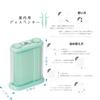 Himgy Twin Line Floss Picks, 614 Carat, Refillable, Shred-Resistant Floss, Mint Scent, with Travel Case