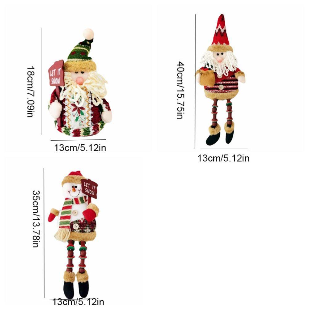 Santa Claus Christmas Tree Decor Elk Xmas Tree Drop Ornaments Christmas Tree Pendant Xmas Decor