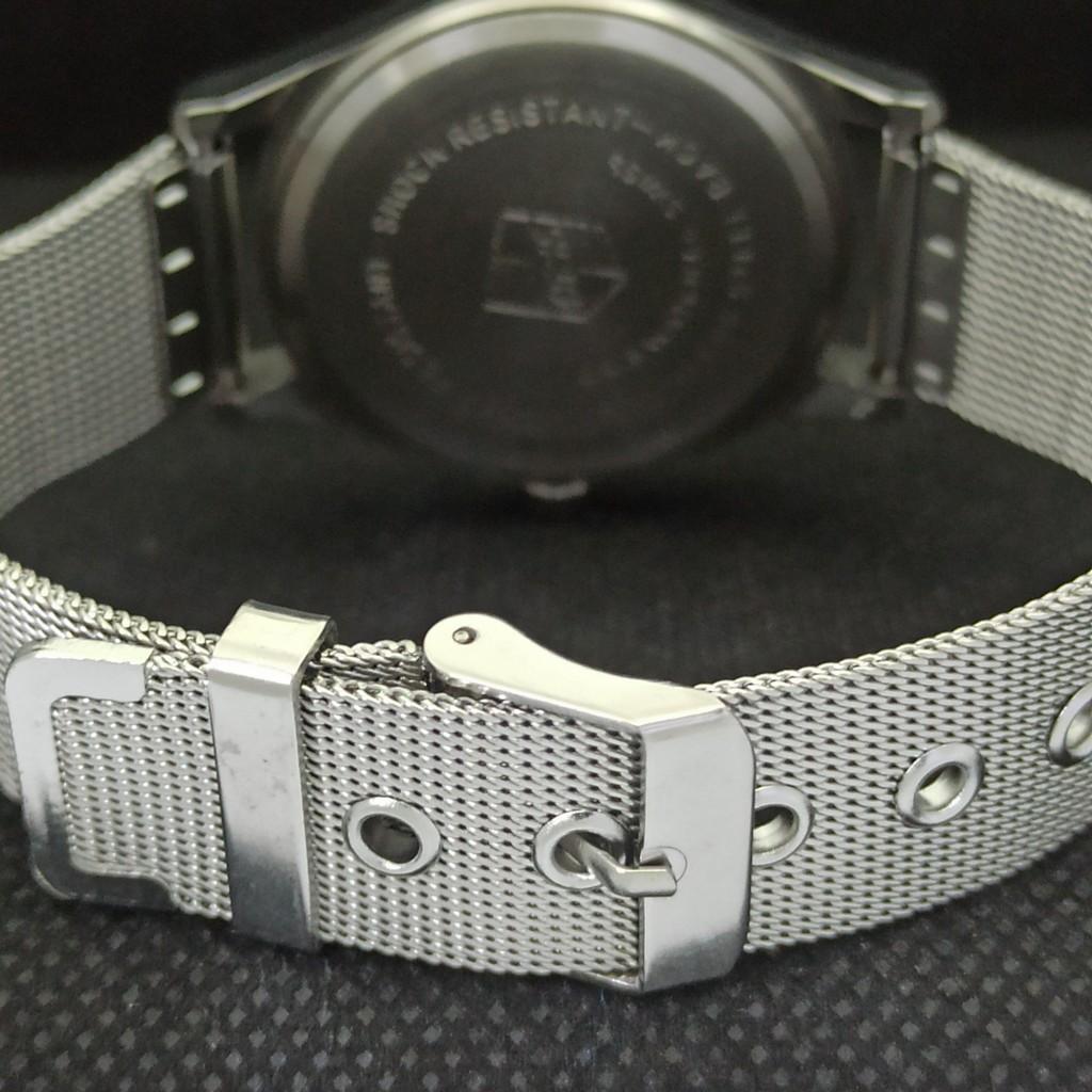 VINTAGE ORIS WINDING SWISS MENS REFURBISHED WRIST BLUE WATCH 558a-a296546-1