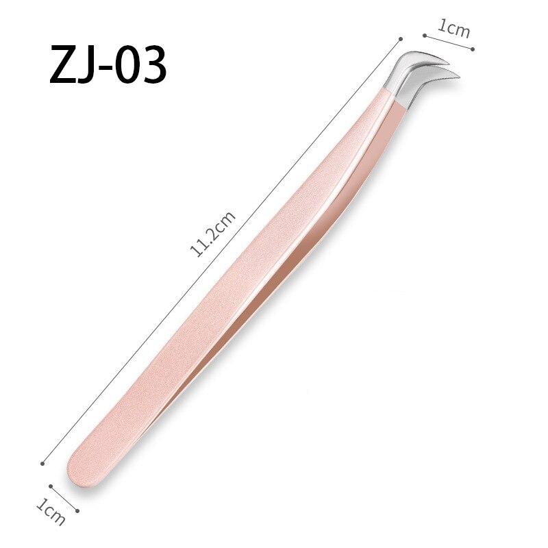 Neue Präzisions-Wimpernpinzette, siebenstellige Federklemme, Klemme für künstliche Wimpern, Schönheitswerkzeug, geeignet zum Pfropfen von Wimpern