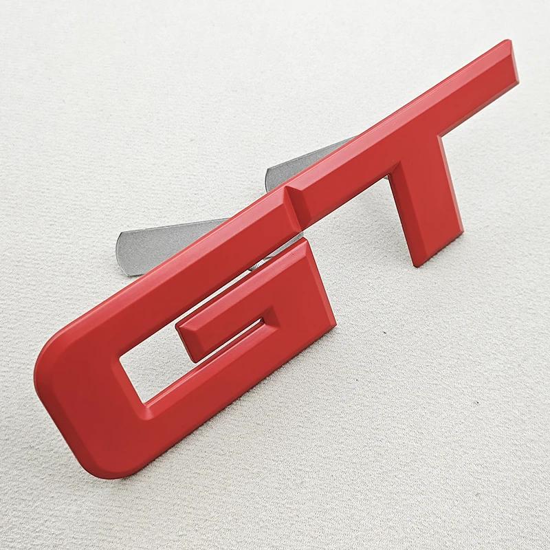 gycsn9 3D Metal Logo GT Car Rear Boot Trunk Emblem Fender Side Front Grille Badge Sticker Decals For Mustang GT Accessories