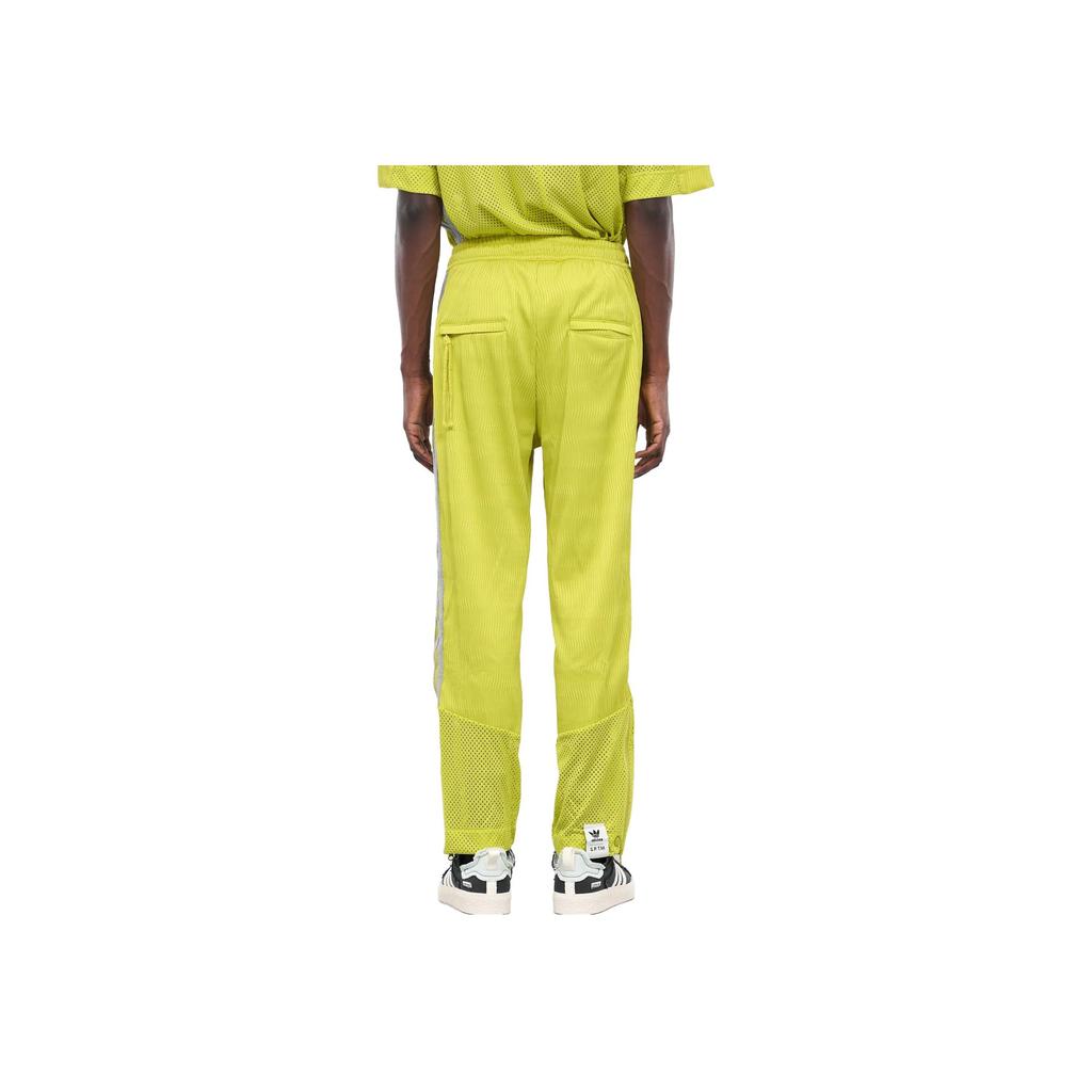 Adidas Song For The Mute X  Originals FW23 Relaxed Fit Straight Leg Drawstring Track Pants Unisex Bottoms Dark-Olive-Green IK8597