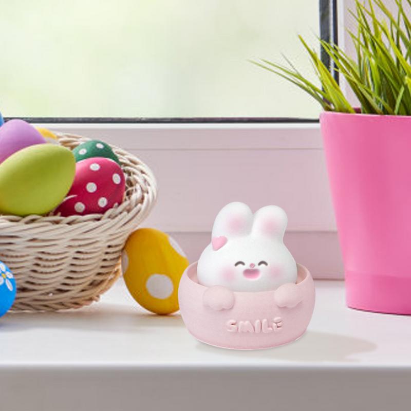 Rabbit Candle Silicone Mold 3D Cute Easter Candle Molds Easter Rabbit Mold Cake Decoration For Family Birthday Or Festival