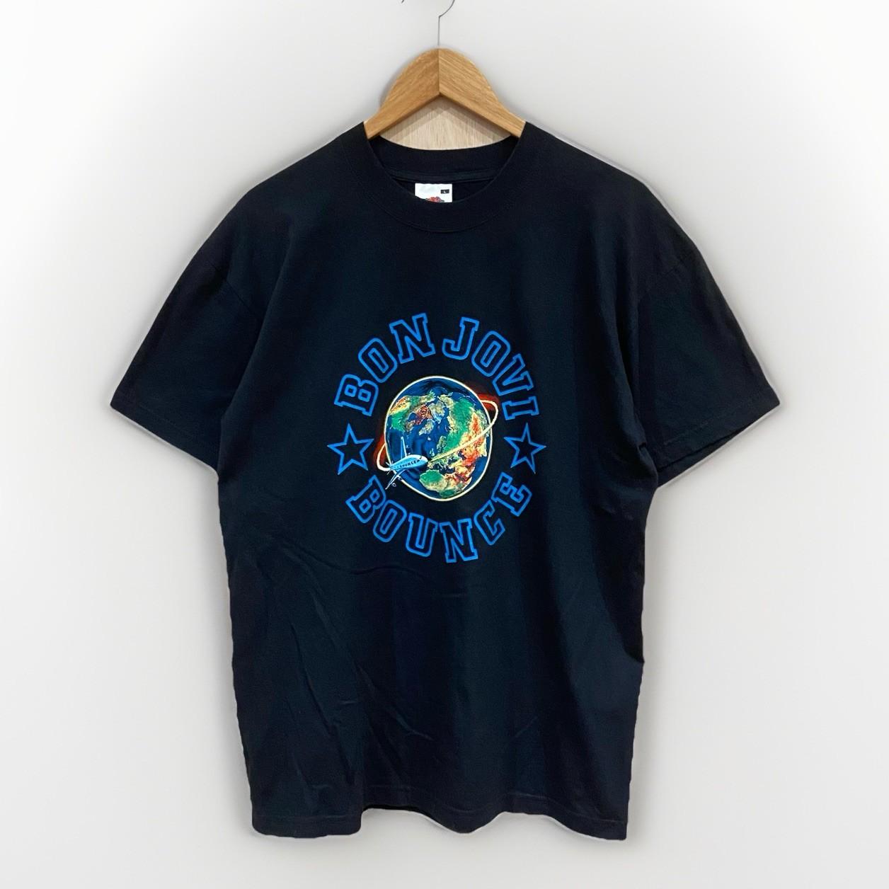 Vintage Bon Jovi T Shirt Men’s Large 2003 Bounce World Tour Rock Band Rare Unisex T-Shirt S
