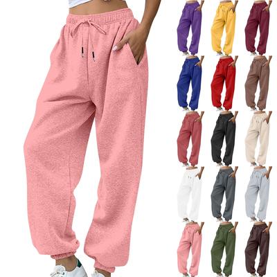 Damenmode Farbe Lässig Kordelzug Locker Lässig Jogginghose