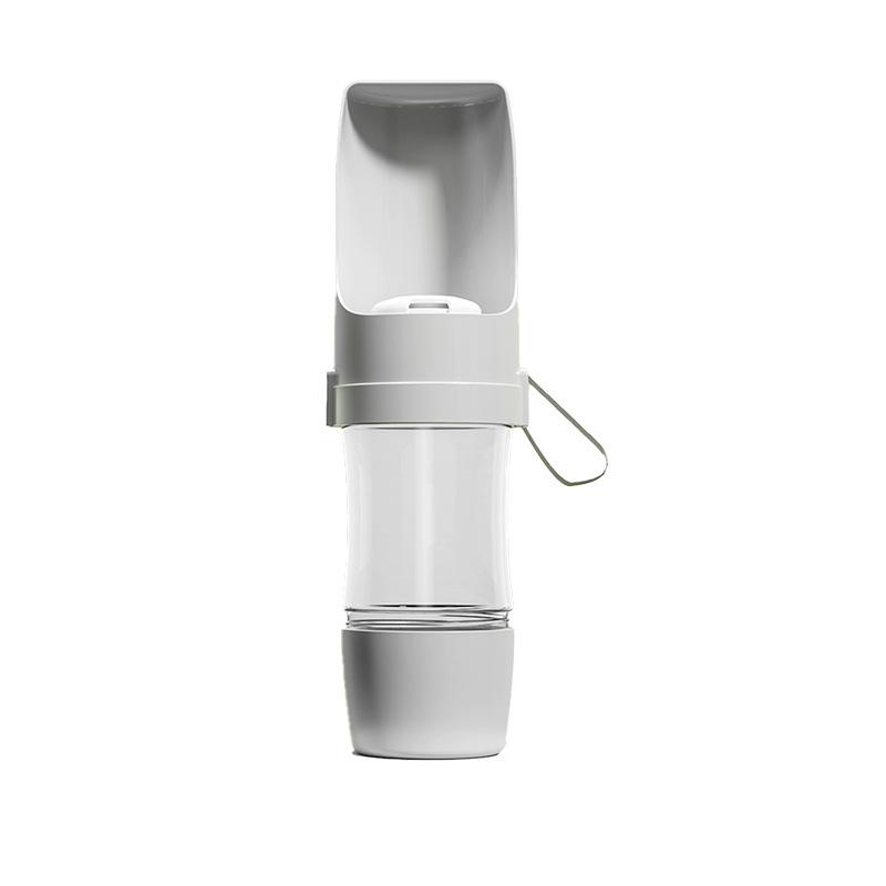 Pet Travel Water Bottle Portable with Food Container Foldable 2in1 Pet Outdoor Bowl Puppy Dog Cat Travel Drinking Food Feeder