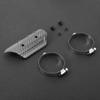 Dry Carbon Fiber Exhaust MidPipe Universal Heat Shield Kit Cover Fit for Kawasaki