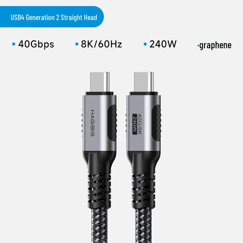 Hagibis Cavo Dati e Video USB4 Thunderbolt 4 Tipo-C
