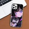 Carina Custodia per Telefono Anime Ins Girls Animale Gatto Per Apple iPhone 11 12 13 15 14 Pro 7 XR X XS Max 8 Plus + Mini SE Stampa Personalizzata S