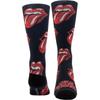 The Rolling Stones Unisex Adult Repeat Logo Crew Socks