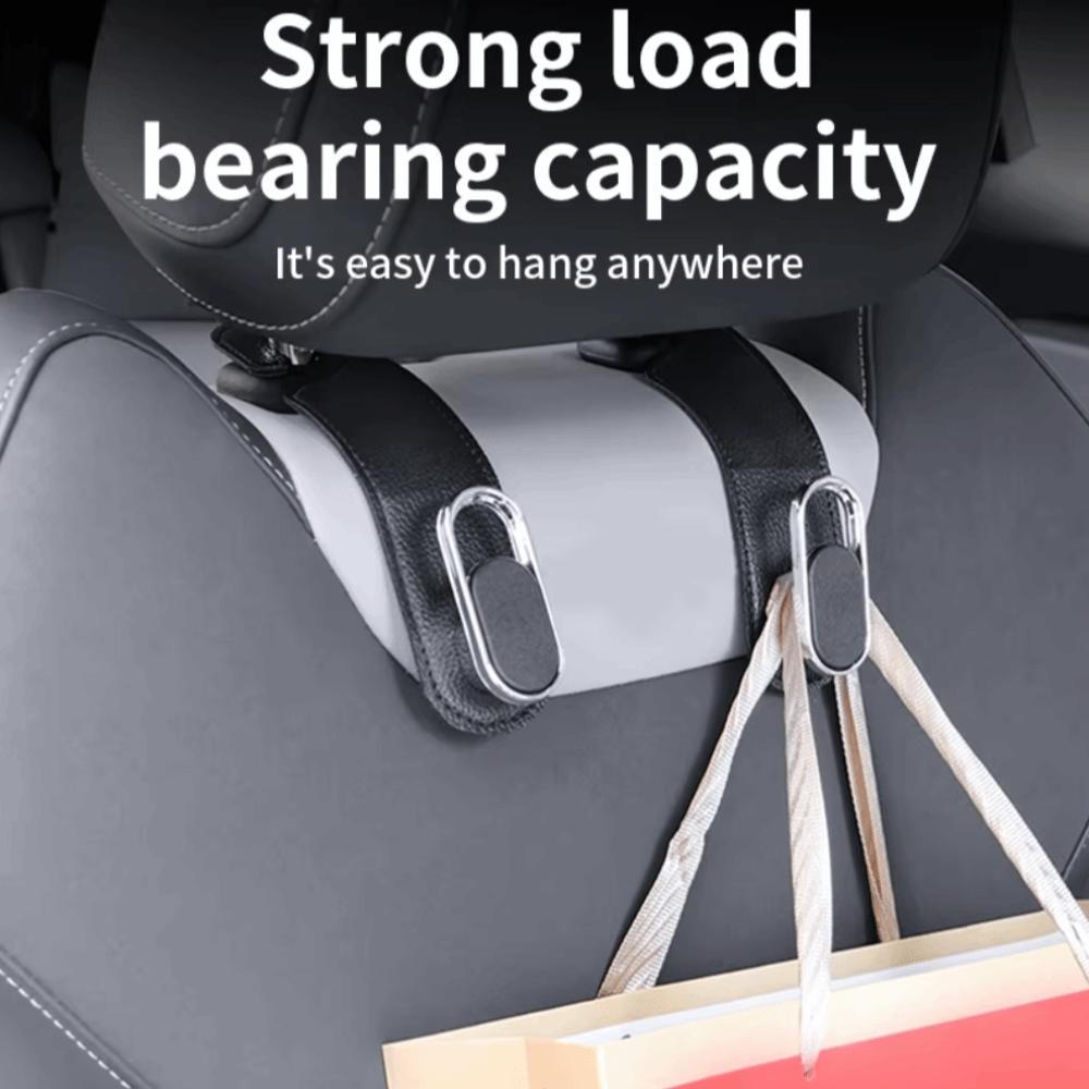 Double Hooks Car Seat Hook Leather Car Organizer Hook New Seat Back Hook  Vehicles