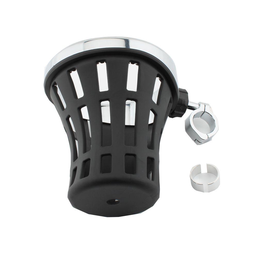 Highquality Universal Black Cup Holder For Motorcycles Ideal For Any Bike Model
