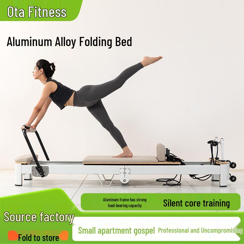 Aluminum Alloy Folding Pilates Core Training Bed