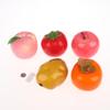 3D Bionic Food Refrigerator Paste Fruit Model Magnets Home Decoration Whiteboard Cartoon Magnetic Stickers Kitchen Decoration