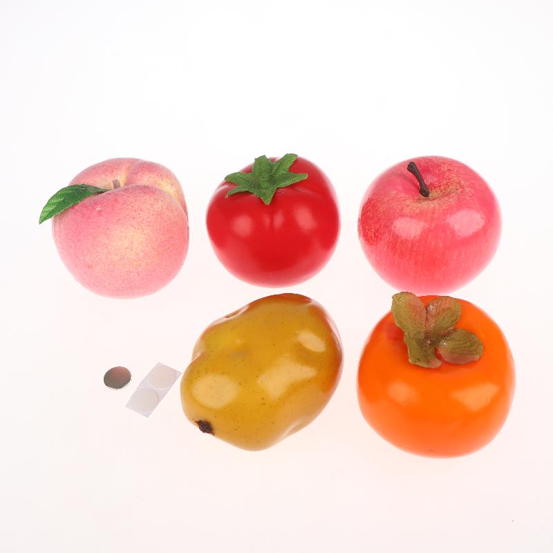 3D Bionic Food Refrigerator Paste Fruit Model Magnets Home Decoration Whiteboard Cartoon Magnetic Stickers Kitchen Decoration