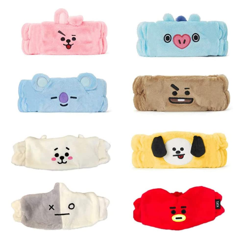 

d power Bangtan Boys Hair Band BTS Face Moisture Quick Hair Hair Cheering Популярные корейские товары для обеда Moe Pink, Стирка, Повязка на голову, Впитывающая,