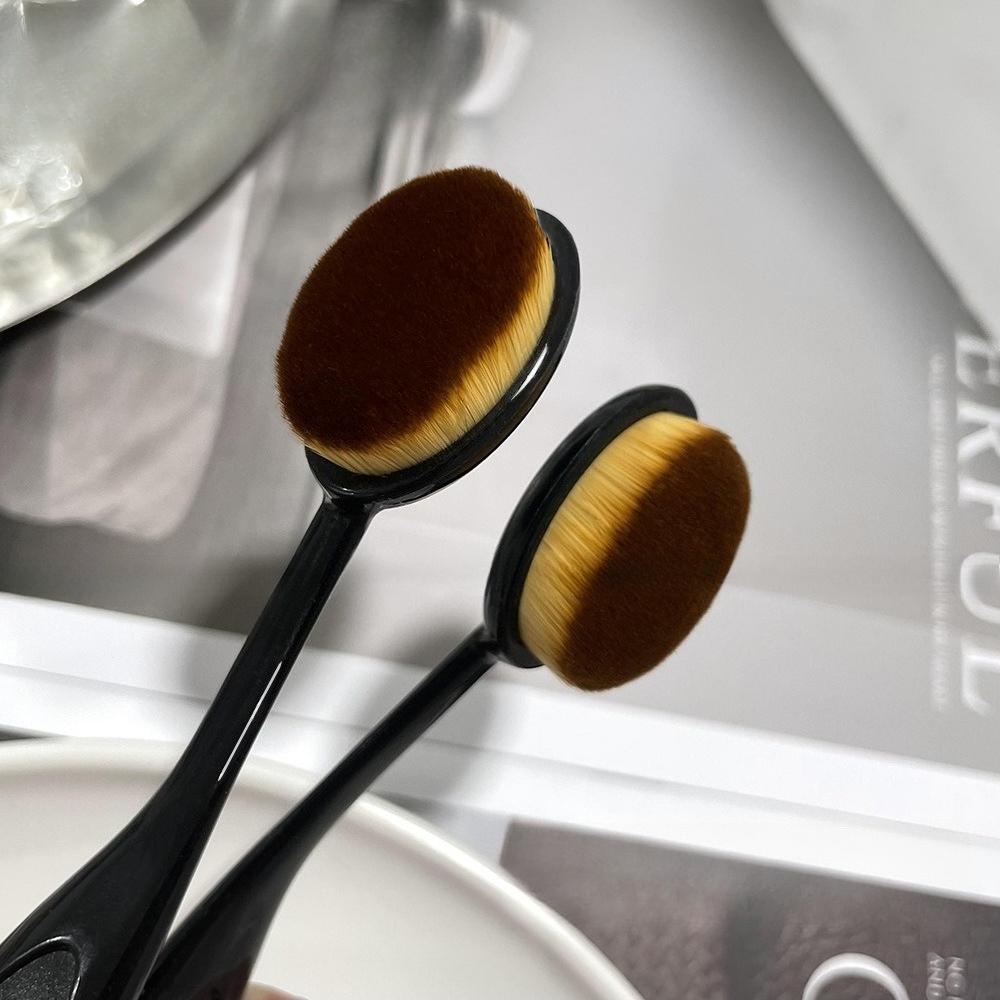 Black Handle Nail Dust Brush Soft Hair Comfortable Small Brush