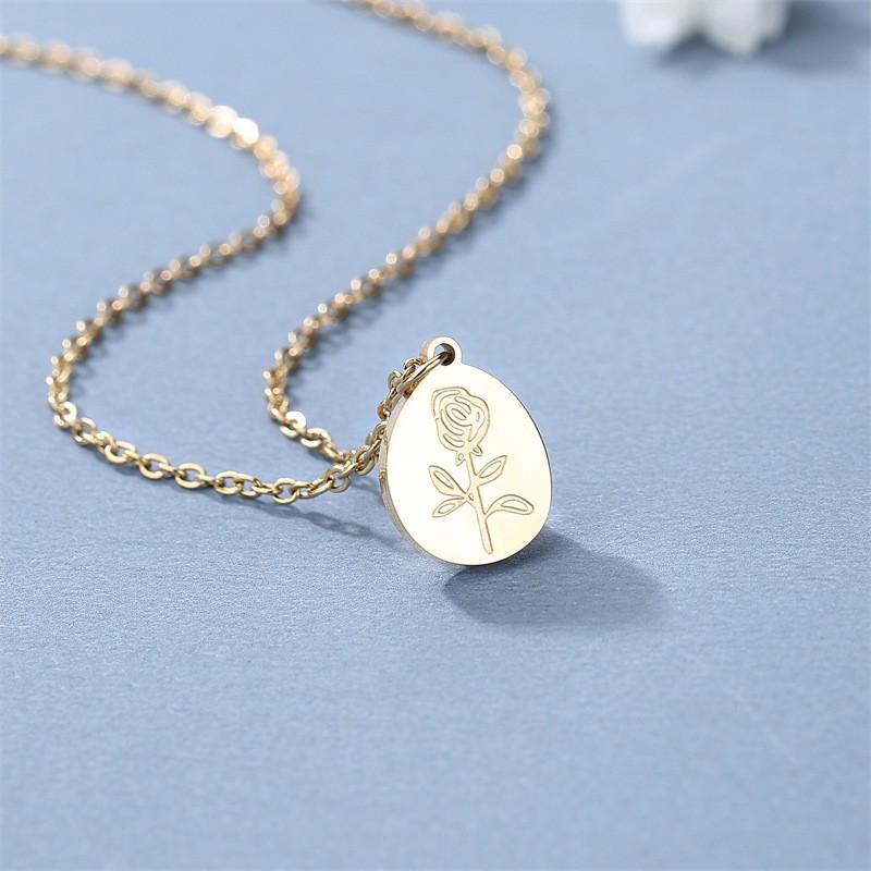 Student Pendant Young Women s Jewelry Korean Style Simple Clavicle Chain High-end Trend 60CM