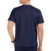 Workwear Men's V-Neck Scrub Tops Mans Clothes Color Tops Short Sleeve