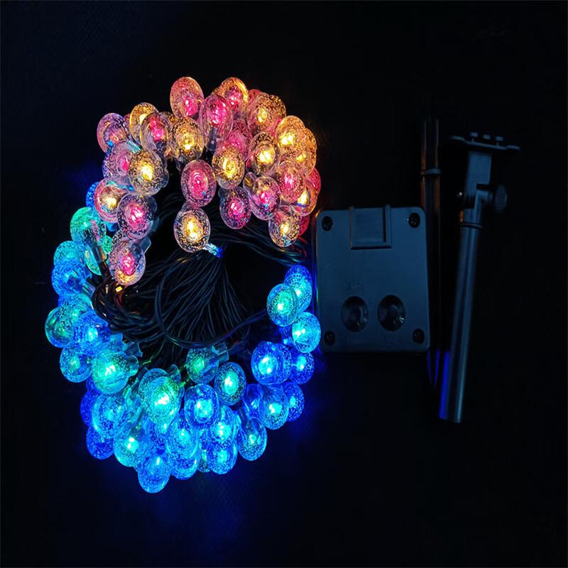 Solar Bubble Ball String Lights