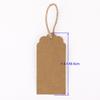 100-Pack Blank Kraft Paper Hang Tags for Wedding Gifts & Baking Decorations