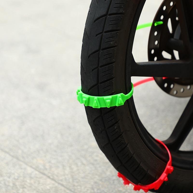 5/10Pcs Anti-Skid Snow Chains for Car Motorcycles Winter and Bad Terrain Wheels Anti-slip Emergency Universal Lockout Artifact