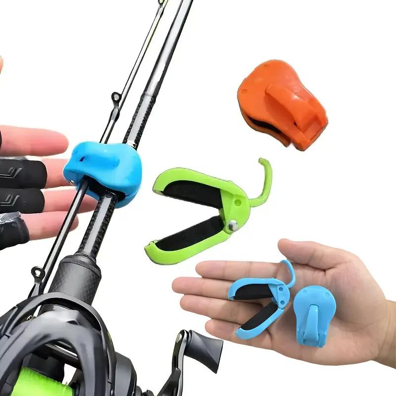 Portable Quick-Attach Fishing Rod Clip Fishing Rod Holder Ball Straps Lightweight Fishing Tackle Ties Organizer Storage Racks Fishing Accessories