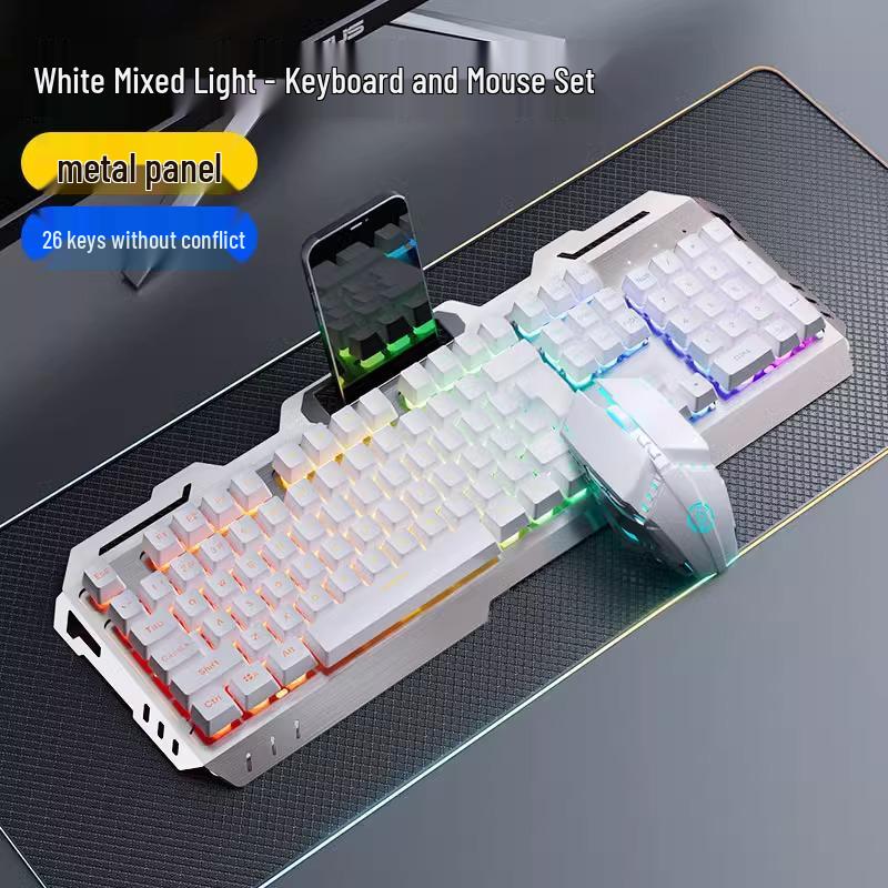 Maverick Mechanical Gaming Keyboard, Mouse, and Headset Set - Wired Esports Peripherals.