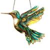 Colorful Bird Acrylic Hanging Decoration Indoor Outdoor Garden Yard Window Wall