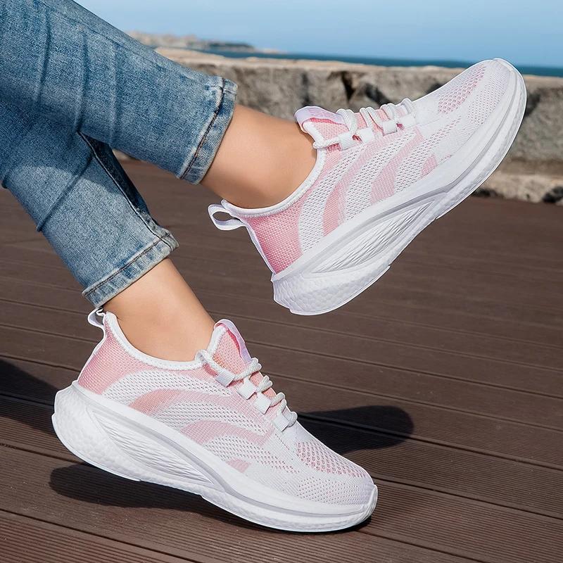 Fashion 2025 New Men's Running Shoes - Lightweight Breathable, Anti Slip, Shock-absorbing Sole Outdoor Sports Shoes for Tennis Training