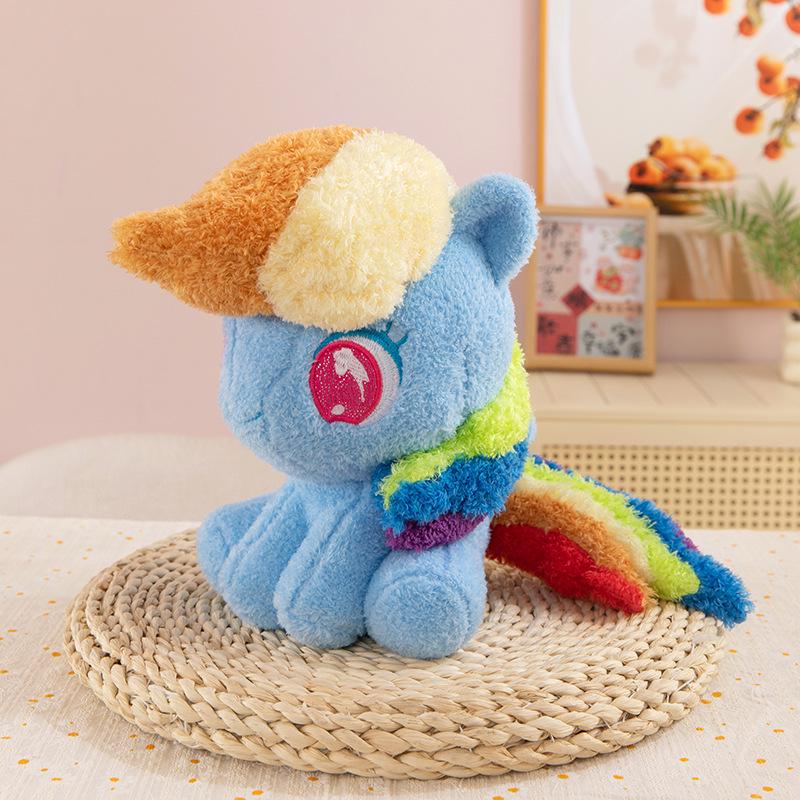 Adorable Rainbow Unicorn Plush Toy - My Little Pony Birthday Gift for Kids