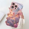 Hot Air Balloon Cloud Sunset Sky Glass Phone Case Suitable for iPhone 17 16 15 14 13 12 11 Pro Max Plus Shockproof Back Cover