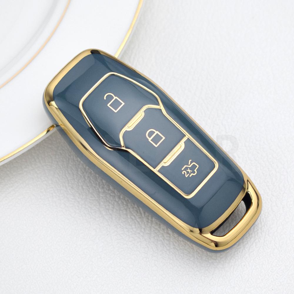 Tpu Car Remote Key Fob Shell Cover Case For Ford F-150 Mondeo Galaxy S-Max Explorer Ranger     Car Styling