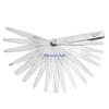 X37E Feelers Gauges 0.01-1mm/0.05-0.50mm/0.05-1.00mm/0.02-1.00mm Stainless Steel Feelers Gauges Set for Measuring Gaps Width