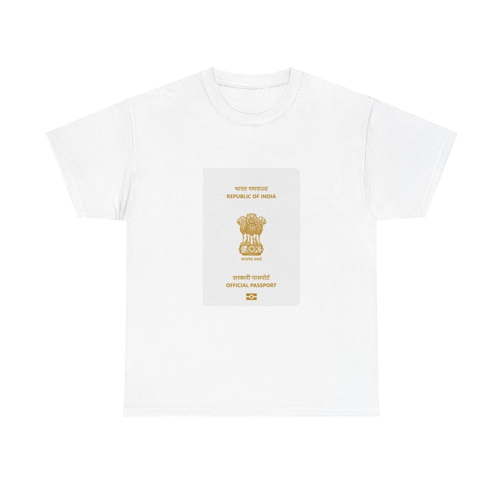 Indian Official Passport - T shirt S