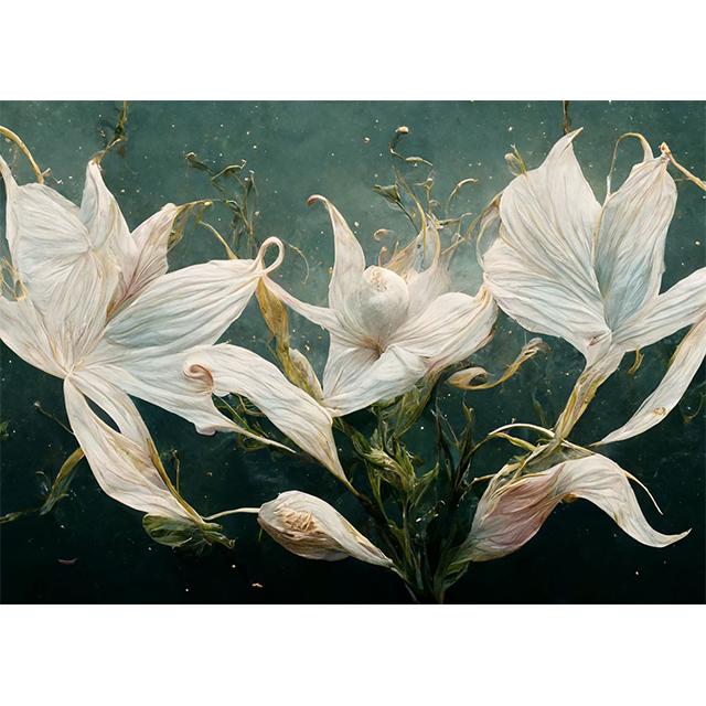 Abstract Flower Surrealism Artist Prints Poster Canvas Painting Modern Wall Art Pictures For Living Room Bedroom Home Decoration