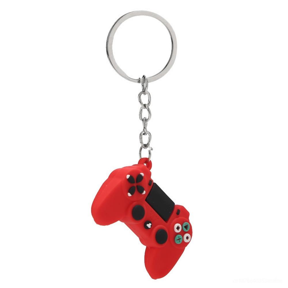 Video Game Handle Keyring for Men Mini Joystick Model Keychain For Men Women Simulation Control Handle Key Ring