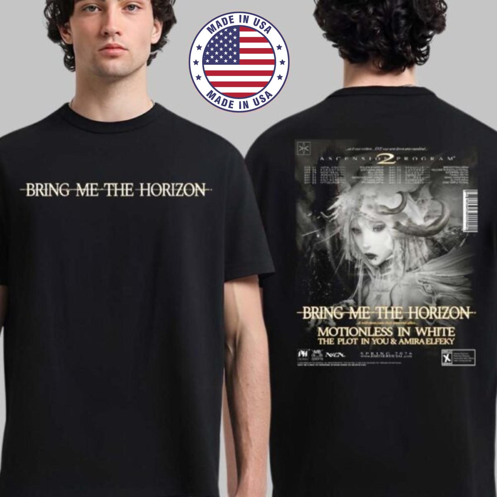Bring Me The Horizon Ascension Program 2 EVE Tour 2026 T-Shirt Unisex All Sizes L