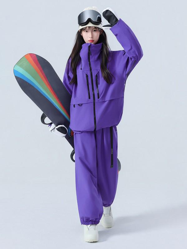 Wasserdichtes Ski-Anzug-Set für Damen und Herren: Verdickte, vollverschweißte Jacke & Hose zum Snowboarden & Skifahren.