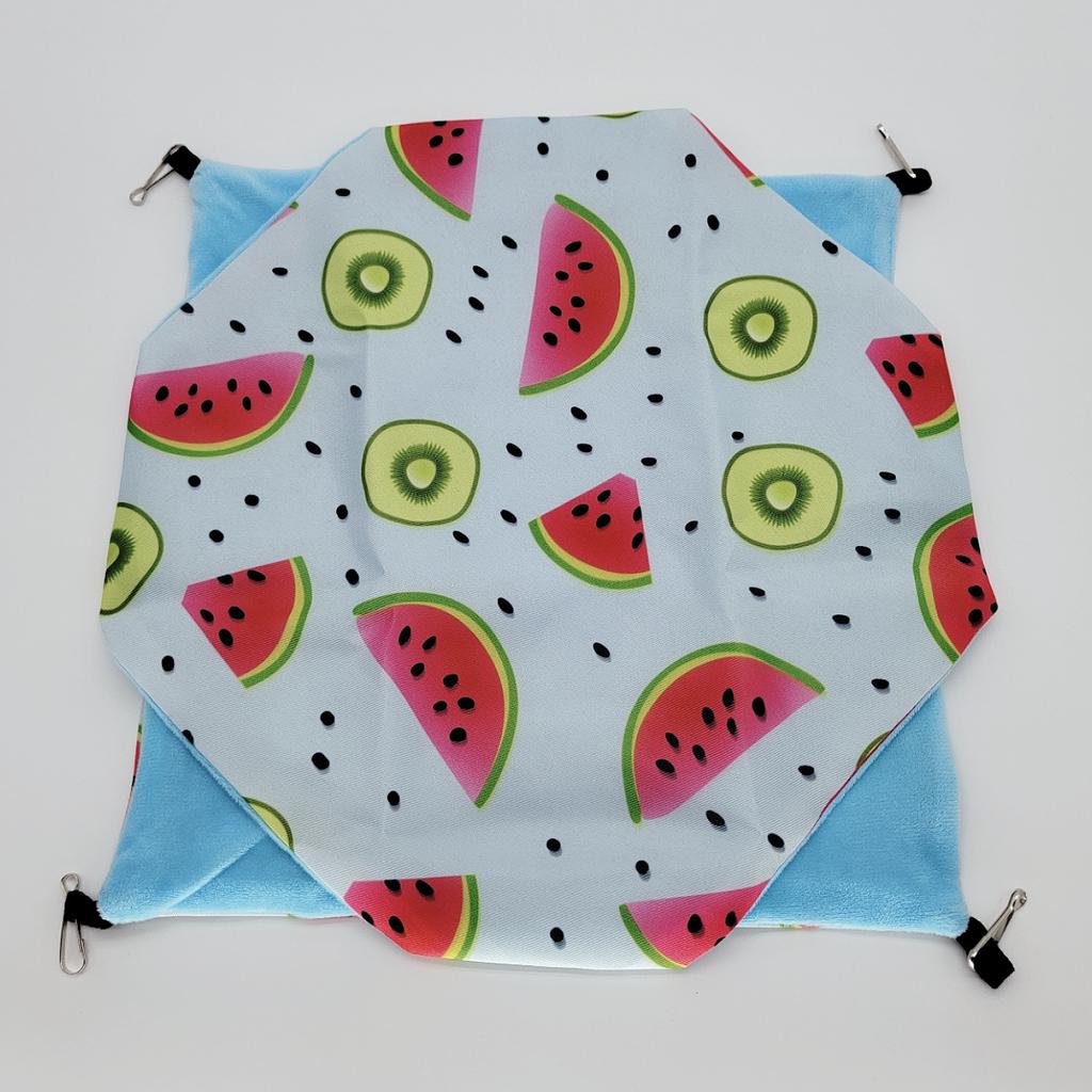 Hamster Beds Warm Soft Nest Hanging Rodent Cage House Printed Hammock for Rats Guinea Pig Small Animal Sleeping Bag Accessories