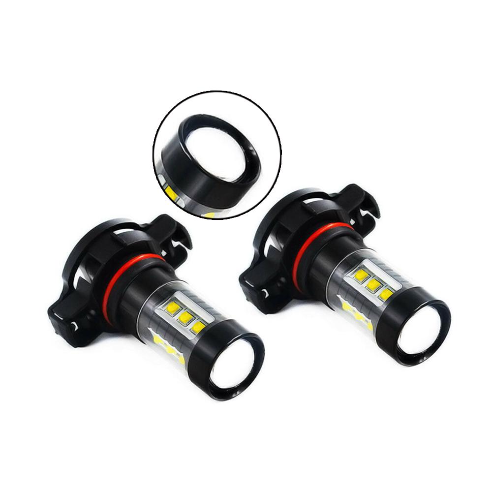 2Pcs 5202 H16 LED Fog Lights White 6500K Bulbs Kit DRL for Chevy Silverado 1500 2Pcs 5202 H16 LED Fog Lights White 6500K Bulbs Kit DRL for Chevy Silverado 1500